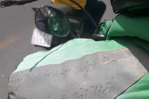 女司機制服上的留言獲得 社交網轉發。