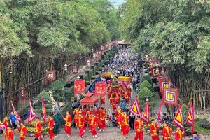 農曆三月初十雄王始祖忌辰盛會。圖源：互聯網