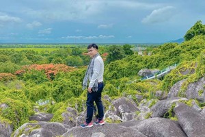 騎“鳳凰”遨遊仙境。