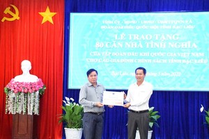 薄寮省貧困戶獲贈 80 間情義屋