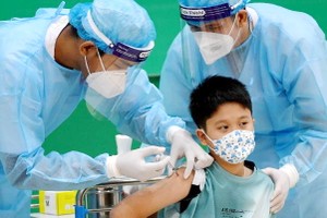 截至本月4日，有逾160萬名5至12歲少兒獲接種首劑疫苗◆