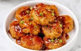 糖醋蓮藕豬肉餅。