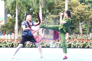 中部各省公安戰士武術比賽