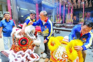 豪勇堂代表本市參加全國龍獅錦標賽