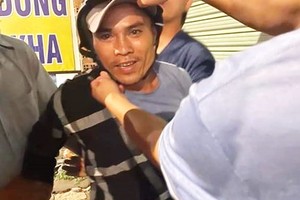 正逃往本市的嫌犯段明海(34歲)被逮捕歸案。