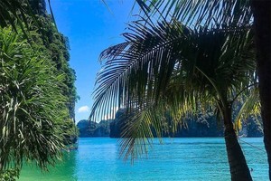 自由島平靜的一隅。