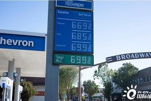 美平均汽油價格首次突破每加侖５美元