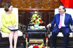 國家主席阮春福接見澳洲大使 