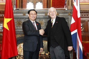 國會主席王廷惠和英國下議院