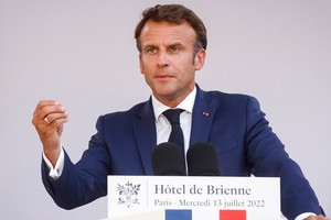 法總統馬克龍稱要為能源短缺做準備