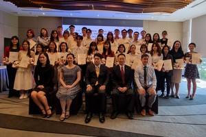 2022年台灣獎學金與華語文獎學金頒獎典禮。