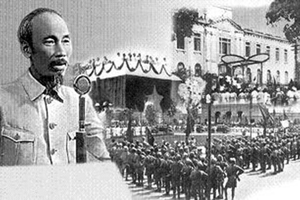 1945年8月19日，河內總起義大勝利。