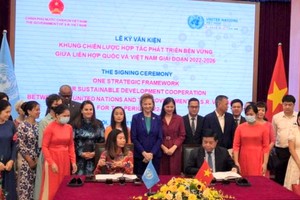 越南與聯合國就可持續發展簽署合作文件