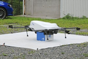 小型無人機在人口稀少地區送貨