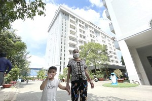 天發工人宿舍的環境潔淨及綠化。