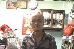 患上腸癌的曾再明向讀者求助。