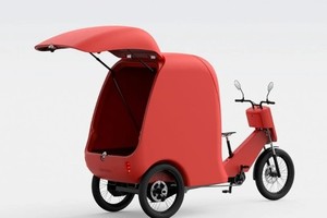 電動三輪車安全運輸貨物