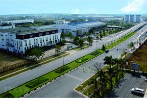 本市高科技園區一隅。