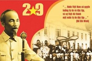 1945年9月2日，胡志明主席宣讀《獨立宣言》，宣告越南民主共和國 的誕生。（資料圖）