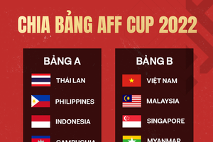 越南與馬來西亞、新加坡、緬甸 和老撾同在一組