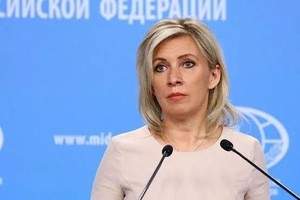 俄羅斯外交部發言人扎哈羅娃。（取材自推特）