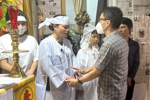 政府副總理慰問火警受害者 