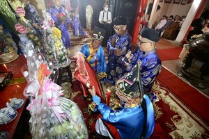 左軍黎文悅上公190週年忌辰儀式。