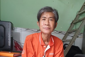 黃永雄在租房裡。