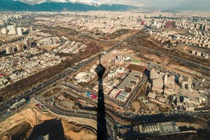 鳥瞰伊朗首都德黑蘭。圖源：互聯網