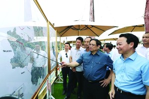 范明政總理視察安沛省重點項目