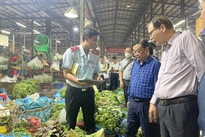 農業農村發展部長視察平田集散市場