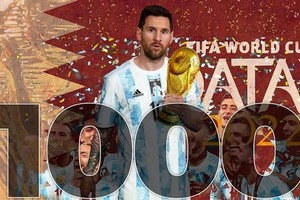 梅西迎生涯千場里程碑。