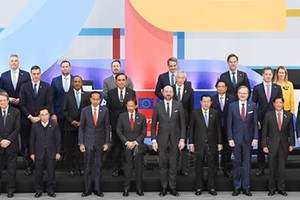 東盟-歐盟各國領導人合照。