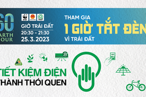 2023年“地球一小时”熄灯活动传递“节电-成习惯”观念。