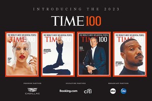 美國老牌新聞雜誌《時代》公布2023年百大影響力人物，烏克蘭第一夫人榮登「領袖」首位。（摘自時代雜誌）