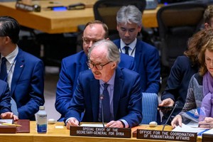 秘书长叙利亚问题特使裴凯儒向安理会通报叙利亚局势。