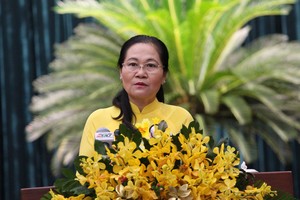 市人民议会主席阮氏丽为监察团团长。