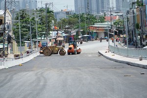 隆蹇桥项目已达工程总进度的98%。