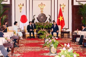 岘港市领导会见日本皇太子和纪子妃