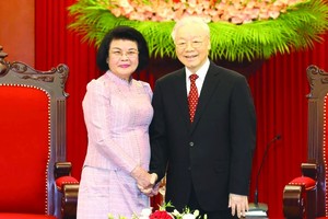 越柬两国会关系万古长青