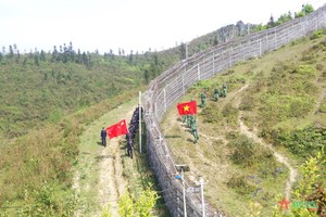 越中边境进行联合巡逻与检查活动