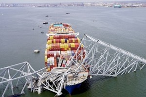 美拨款6000万美元重建巴尔的摩倒塌大桥