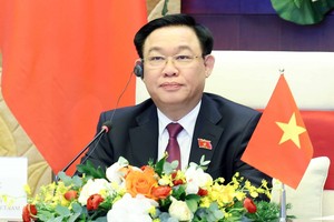 国会主席与柬埔寨参议院主席举行电谈