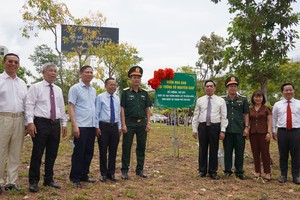 市区奠边紫荆花园落成