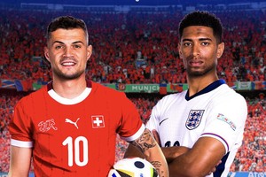 瑞士欧洲杯淘汰赛先后面对上届冠军和亚军。