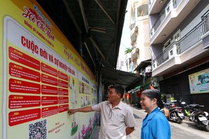 第十郡第八坊阮小罗街223号巷居民开展的“胡志明文化巷”模式。