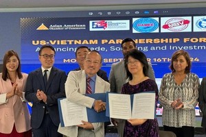 胡志明市机电企业协会与亚裔美国商会签署了谅解备忘录。