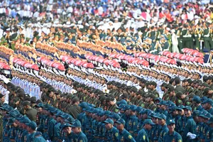 Bắt đầu lễ tổng duyệt lễ diễu binh, diễu hành