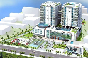 Phối cảnh Bệnh viện Chuyên khoa Tiêu hóa gan mật Trung Sơn
