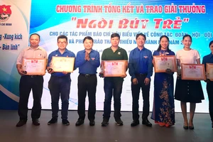 Các tác giả đoạt giải A giải thưởng Ngòi bút trẻ năm 2018